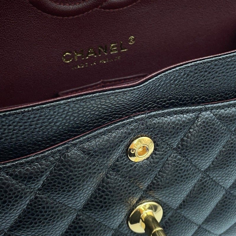シャネル チェーンショルダーバッグ マトラッセ23 ココマーク ダブルチェーン A01113 CHANEL バッグ 黒