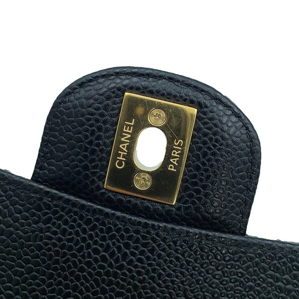 シャネル チェーンショルダーバッグ マトラッセ23 ココマーク ダブルチェーン A01113 CHANEL バッグ 黒