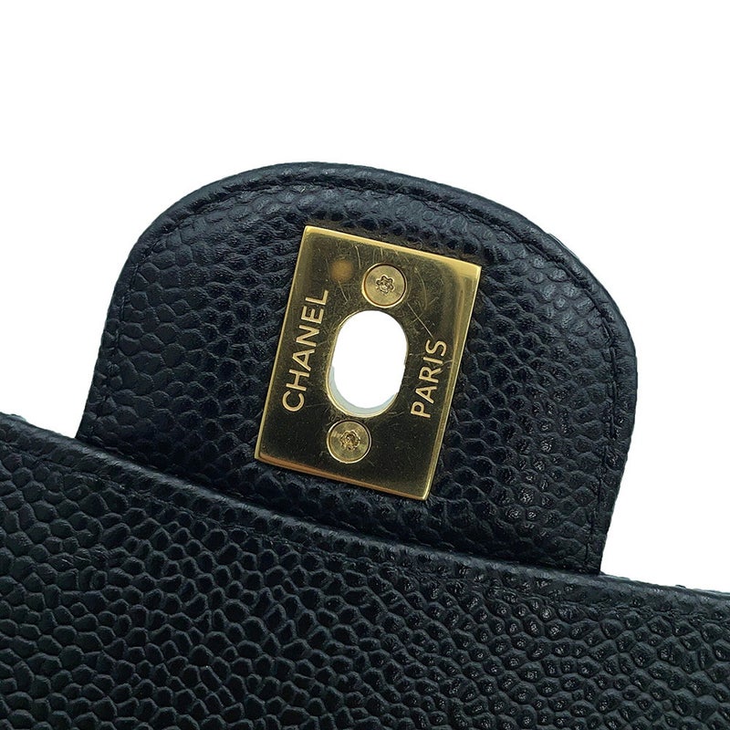 シャネル チェーンショルダーバッグ マトラッセ23 ココマーク ダブルチェーン A01113 CHANEL バッグ 黒