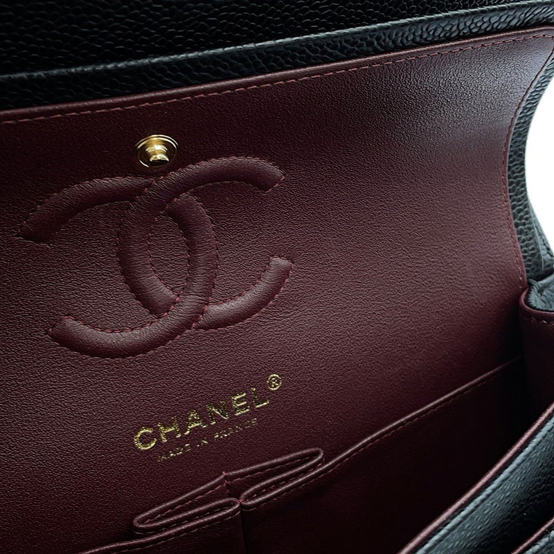 シャネル チェーンショルダーバッグ マトラッセ23 ココマーク ダブルチェーン A01113 CHANEL バッグ 黒