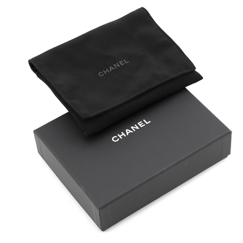 シャネル 三つ折り財布 マトラッセ ココマーク スモール フラップ ウォレット ラムスキン AP4951 CHANEL 黒