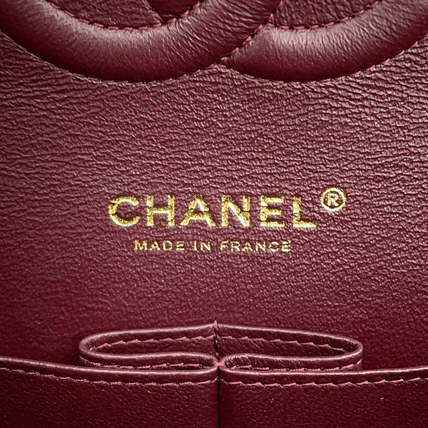 シャネル チェーンショルダーバッグ マトラッセ25 ココマーク キャビアスキン ダブルチェーン A01112 CHANEL 黒