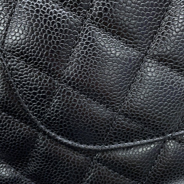 シャネル トートバッグ マトラッセ ココマーク PST キャビアスキン A50994 CHANEL 黒
