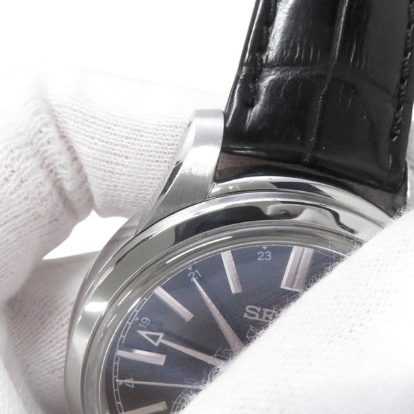 セイコー グランドセイコー GMT スプリングドライブ SBGE027 SEIKO 腕時計 グレー文字盤