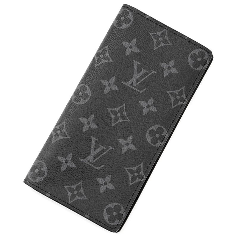 ルイヴィトン 長財布 モノグラム・エクリプス ポルトフォイユ・ブラザ M61697 LOUIS VUITTON ブラック 黒