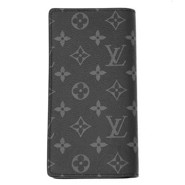 ルイヴィトン 長財布 モノグラム・エクリプス ポルトフォイユ・ブラザ M61697 LOUIS VUITTON ブラック 黒