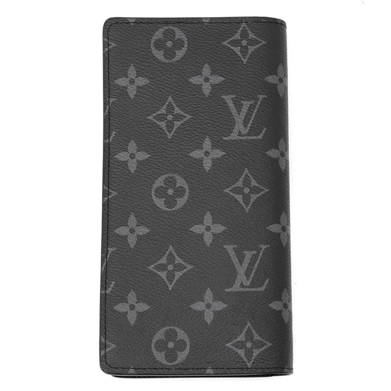 ルイヴィトン 長財布 モノグラム・エクリプス ポルトフォイユ・ブラザ M61697 LOUIS VUITTON ブラック 黒