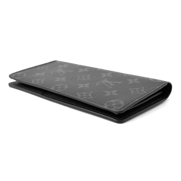 ルイヴィトン 長財布 モノグラム・エクリプス ポルトフォイユ・ブラザ M61697 LOUIS VUITTON ブラック 黒