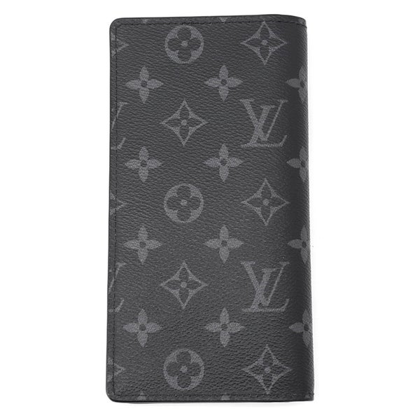 ルイヴィトン 長財布 モノグラム・エクリプス ポルトフォイユ・ブラザ M61697 LOUIS VUITTON ブラック 黒