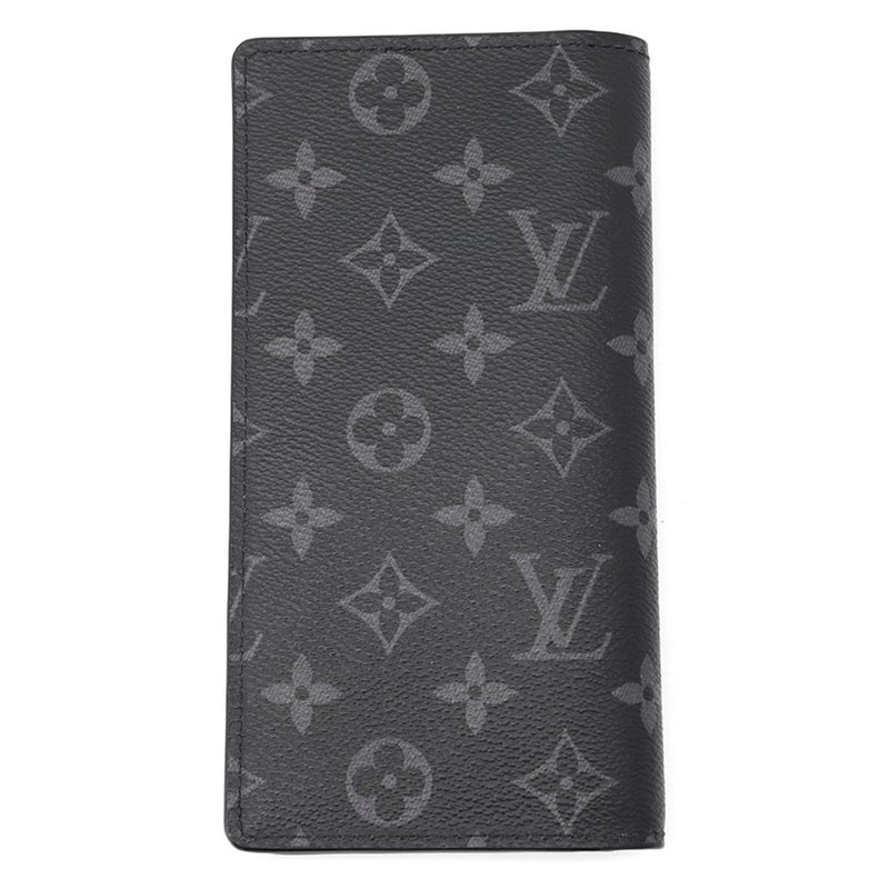 ルイヴィトン 長財布 モノグラム・エクリプス ポルトフォイユ・ブラザ M61697 LOUIS VUITTON ブラック 黒