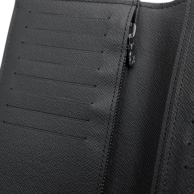 ルイヴィトン 長財布 モノグラム・エクリプス ポルトフォイユ・ブラザ M61697 LOUIS VUITTON ブラック 黒