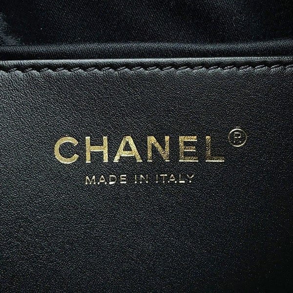 シャネル チェーンショルダーバッグ マトラッセ ココマーク CHANEL 25 スモール キャビアスキン AS5293 黒
