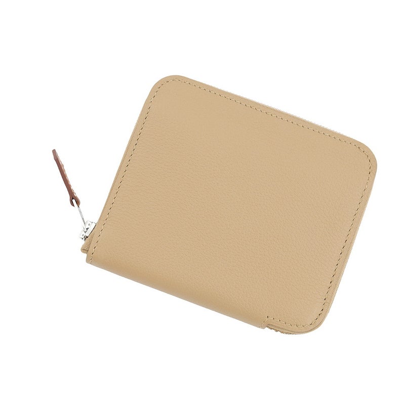エルメス コインケース アザップコンパクト シルクイン トレンチ/シルバー金具 エバーカラー K刻印 HERMES