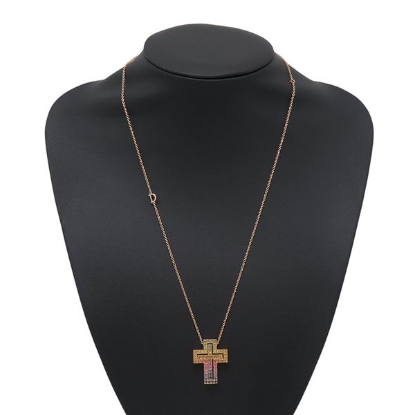 ダミアーニ ネックレス ベル エポック レインボーサファイア 計1.48ct K18PGピンクゴールド 20084310 DAMIANI