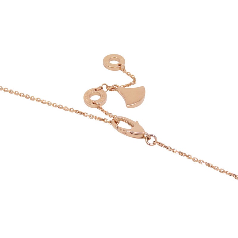 ブルガリ ネックレス ディーヴァ ドリーム マザーオブパール/ダイヤ 計0.13ct K18PGピンクゴールド 358365 BVLGARI