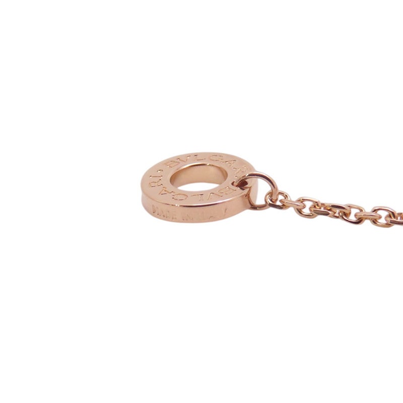 ブルガリ ネックレス ディーヴァ ドリーム マザーオブパール/ダイヤ 計0.13ct K18PGピンクゴールド 358365 BVLGARI