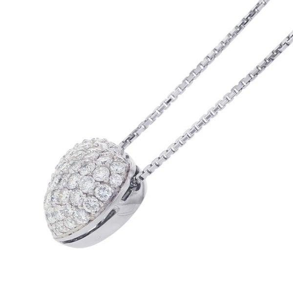 ダミアーニ ネックレス ハート パヴェ ダイヤモンド K18WGホワイトゴールド N29581T DAMIANI ペンダント