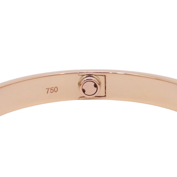カルティエ ブレスレット ラブブレス クラシックモデル ダイヤ 4P 計約0.42ct K18PG サイズ17 B6036017 バングル