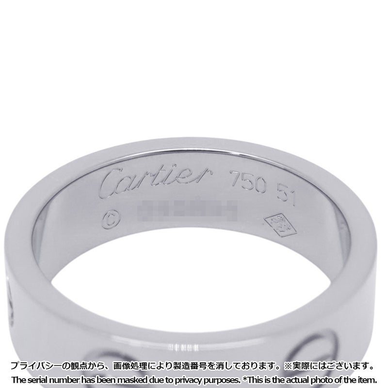 カルティエ リング LOVE リング クラシックモデル K18WGホワイトゴールド サイズ51 B4084700 Cartier 指輪 ラブリング