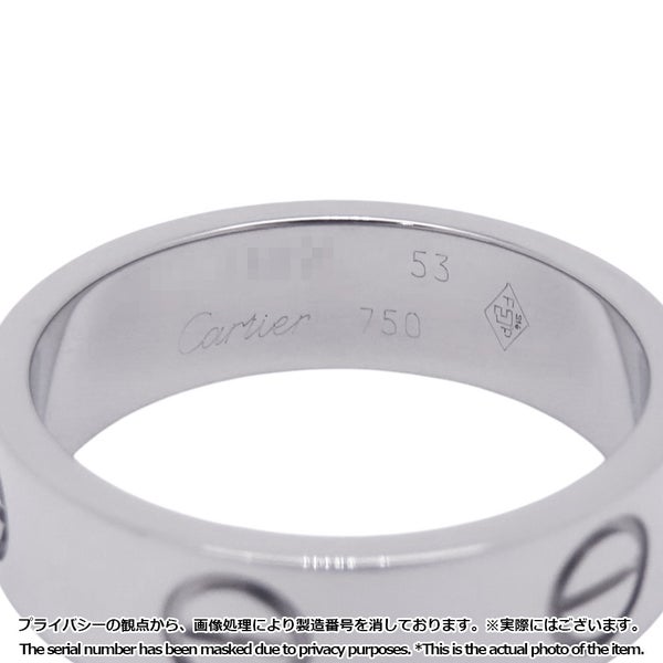 カルティエ リング LOVE リング クラシックモデル K18WGホワイトゴールド サイズ53 B4084700 Cartier 指輪 ジュエリー