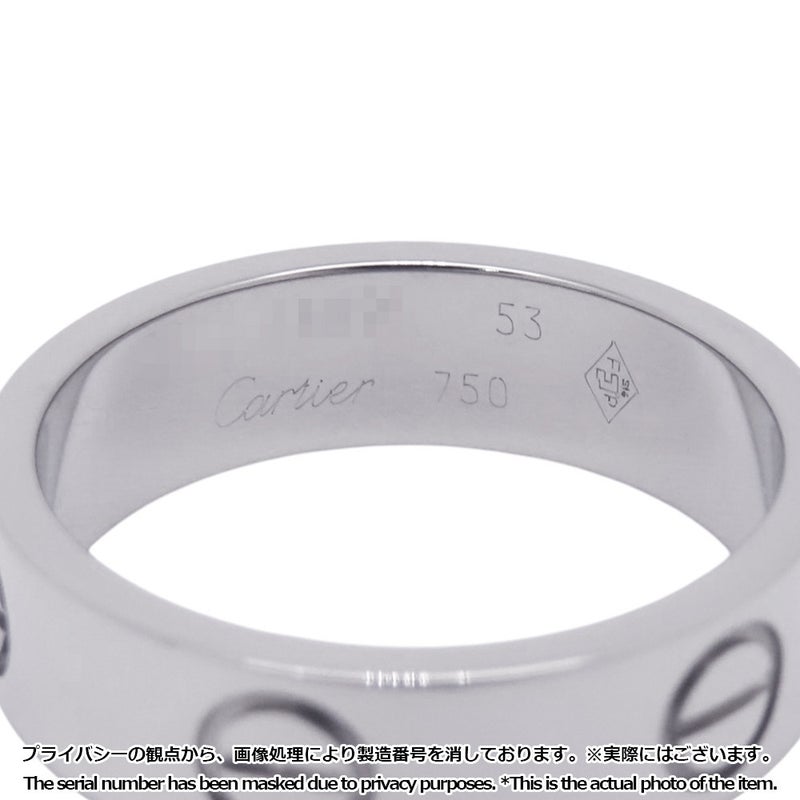 カルティエ リング LOVE リング クラシックモデル K18WGホワイトゴールド サイズ53 B4084700 Cartier 指輪 ジュエリー