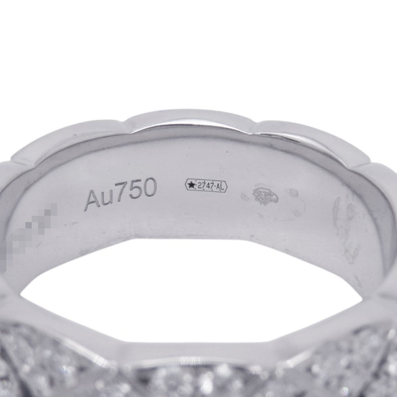 シャネル リング ココクラッシュ コレクション ミディアムモデル ダイヤ 120P 計約1.73ct K18WG サイズ55 J12093 指輪