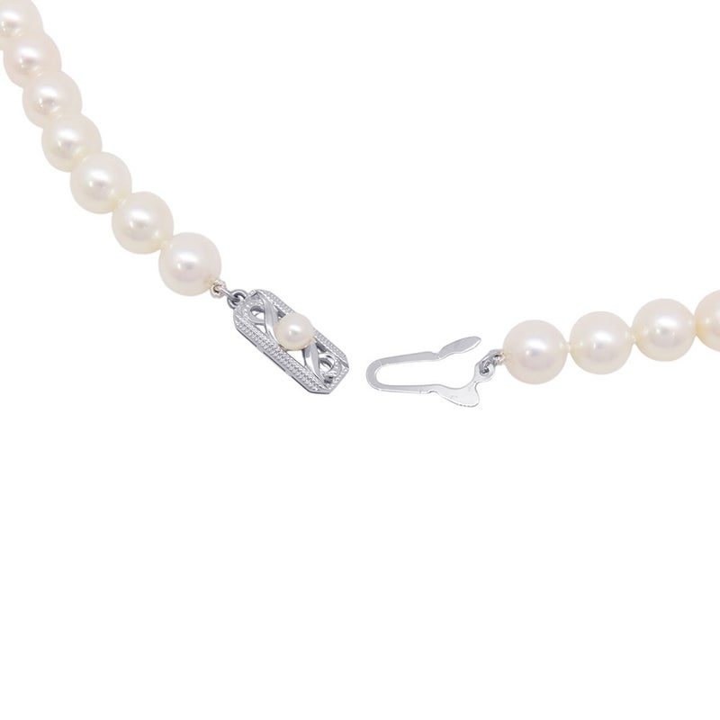 ミキモト ネックレス アコヤ真珠 パール K18WGホワイトゴールド MIKIMOTO ジュエリー