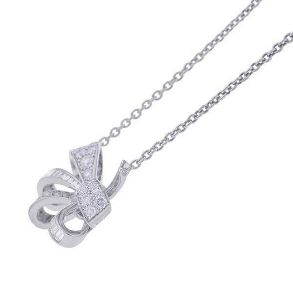 グラフ ネックレス ティルダズ ボウ ダイヤモンド ペンダント ダイヤ 計約1.70ct K18WGホワイトゴールド RGP564