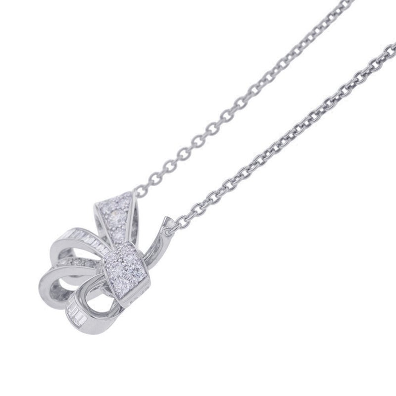 グラフ ネックレス ティルダズ ボウ ダイヤモンド ペンダント ダイヤ 計約1.70ct K18WGホワイトゴールド RGP564