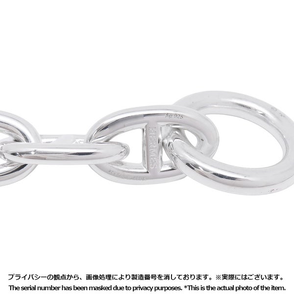 エルメス ブレスレット シェーヌダンクルTGM 12コマ SV925シルバー HERMES ジュエリー