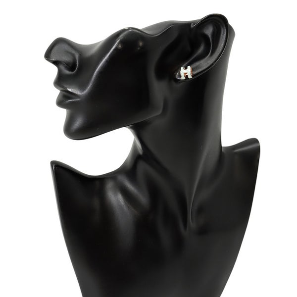 エルメス ピアス ミニ・ポップアッシュ ヴェールペパーミント/ピンクゴールド金具 HERMES アクセサリー