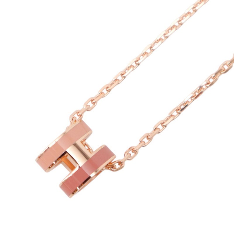 エルメス ネックレス ミニ・ポップアッシュ ロカバール ビューティー  ピンクゴールド金具 HERMES アクセサリー