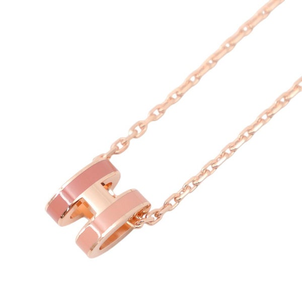 エルメス ネックレス ミニ・ポップアッシュ ロカバール ビューティー  ピンクゴールド金具 HERMES アクセサリー