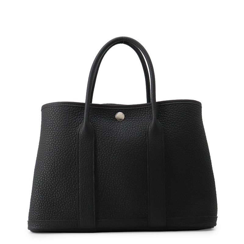 エルメス トートバッグ ガーデンパーティTPM ブラック/シルバー金具 ネゴンダ G刻印 黒
