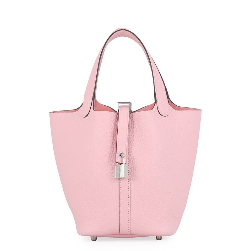 エルメス ハンドバッグ ピコタンロックPM ローズサクラ/シルバー金具 トリヨンクレマンス K刻印