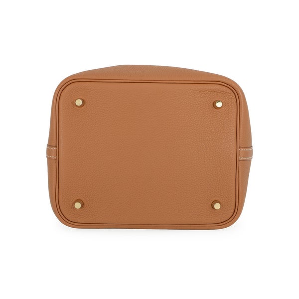 エルメス ハンドバッグ ピコタンロックMM ゴールド/ゴールド金具 トリヨンクレマンス D刻印