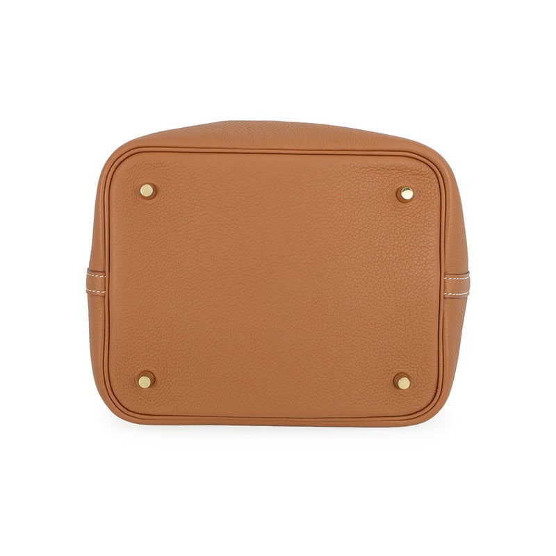 エルメス ハンドバッグ ピコタンロックMM ゴールド/ゴールド金具 トリヨンクレマンス D刻印