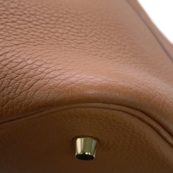 エルメス ハンドバッグ ピコタンロックMM ゴールド/ゴールド金具 トリヨンクレマンス D刻印