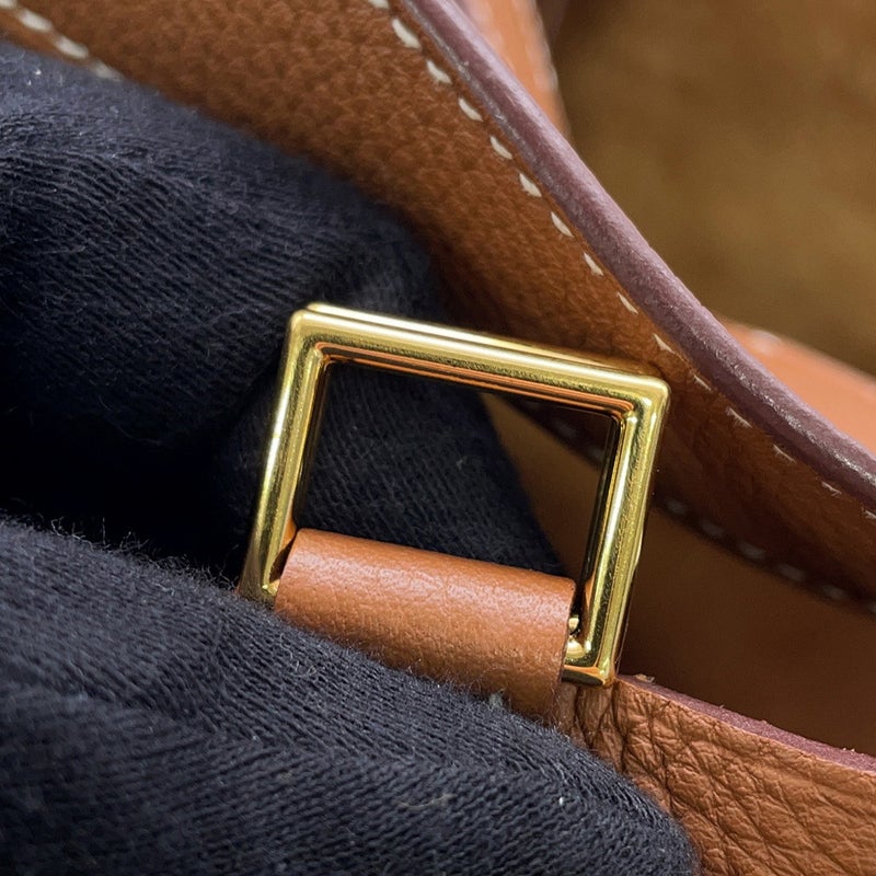 エルメス ハンドバッグ ピコタンロックMM ゴールド/ゴールド金具 トリヨンクレマンス D刻印