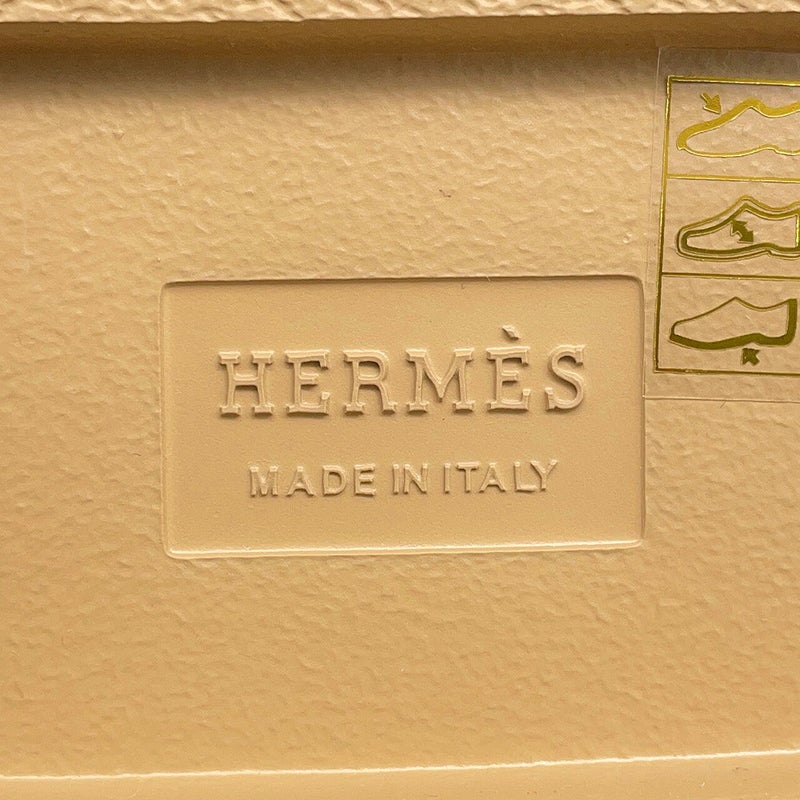 エルメス ショートブーツ ノルディック ファブリック シェーヴル・ヴェロア レディースサイズ37 HERMES 靴