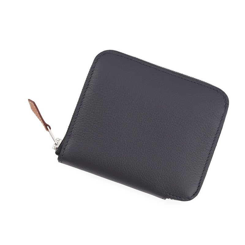 エルメス コインケース アザップコンパクト シルクイン キャバン/シルバー金具 エバーカラー G刻印 HERMES