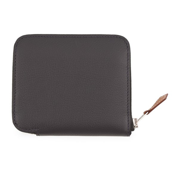 エルメス コインケース アザップコンパクト シルクイン キャバン/シルバー金具 エバーカラー G刻印 HERMES