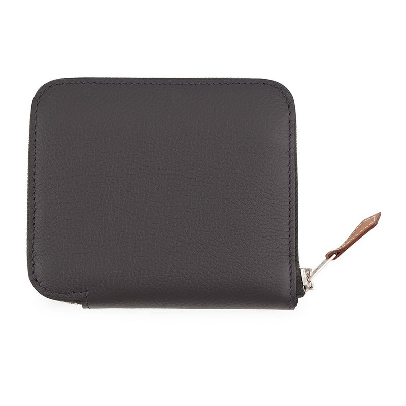 エルメス コインケース アザップコンパクト シルクイン キャバン/シルバー金具 エバーカラー G刻印 HERMES