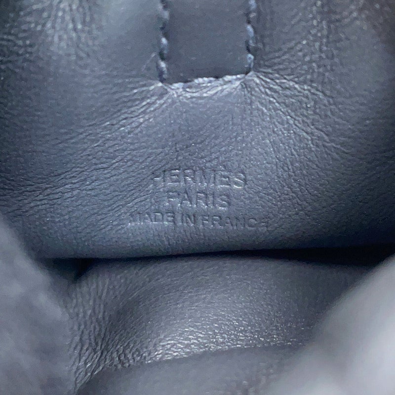 エルメス フォンケース ピロ アルドワーズ/シルバー金具 ラムスキン K刻印 HERMES ポーチ