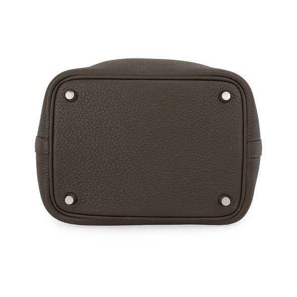 エルメス ハンドバッグ ピコタンロックPM ヴェールロデン/シルバー金具 トリヨンクレマンス G刻印 HERMES トートバッグ