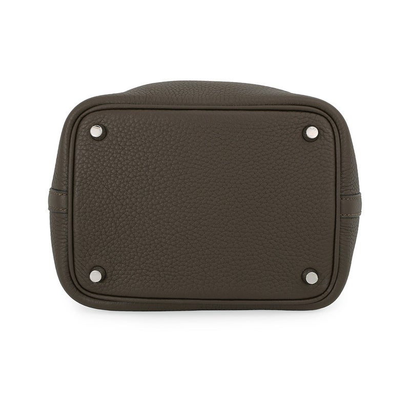 エルメス ハンドバッグ ピコタンロックPM ヴェールロデン/シルバー金具 トリヨンクレマンス G刻印 HERMES トートバッグ