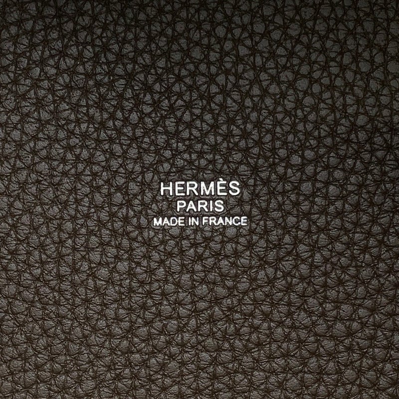 エルメス ハンドバッグ ピコタンロックPM ヴェールロデン/シルバー金具 トリヨンクレマンス G刻印 HERMES トートバッグ