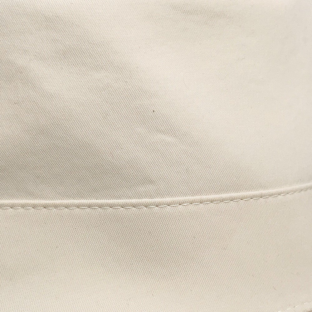 エルメス ハット Hロゴ 刺繍 サイズ58 HERMES 帽子 白 | 中古・新品