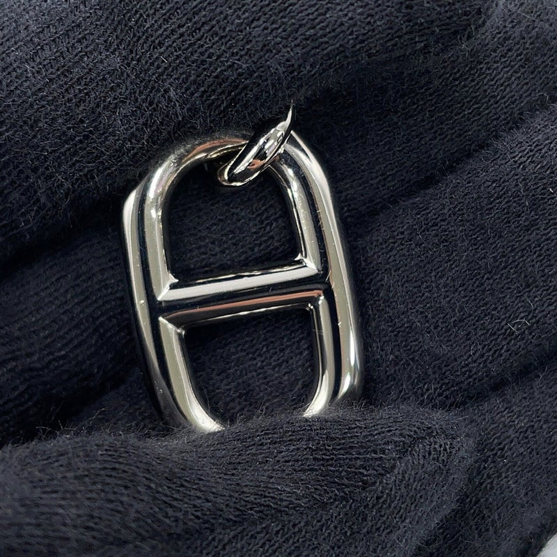 エルメス ショルダーバッグ ジップアンゴー シェーヌダンクル トゥーゴー ブラック/シルバー金具 エバーグレイン K刻印 黒