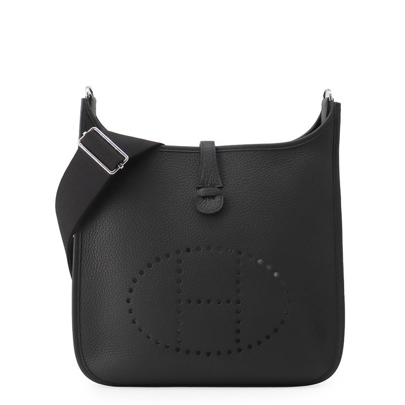 エルメス ショルダーバッグ エブリン3 PM ブラック/シルバー金具 トリヨンクレマンス G刻印 HERMES 黒